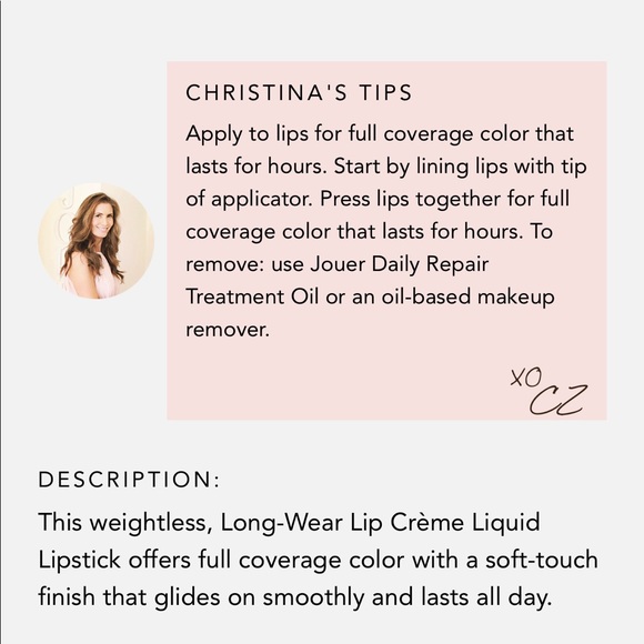 $7 Bundle Item 🎀 Jouer Long-Wear Lip Creme - Picture 3 of 4